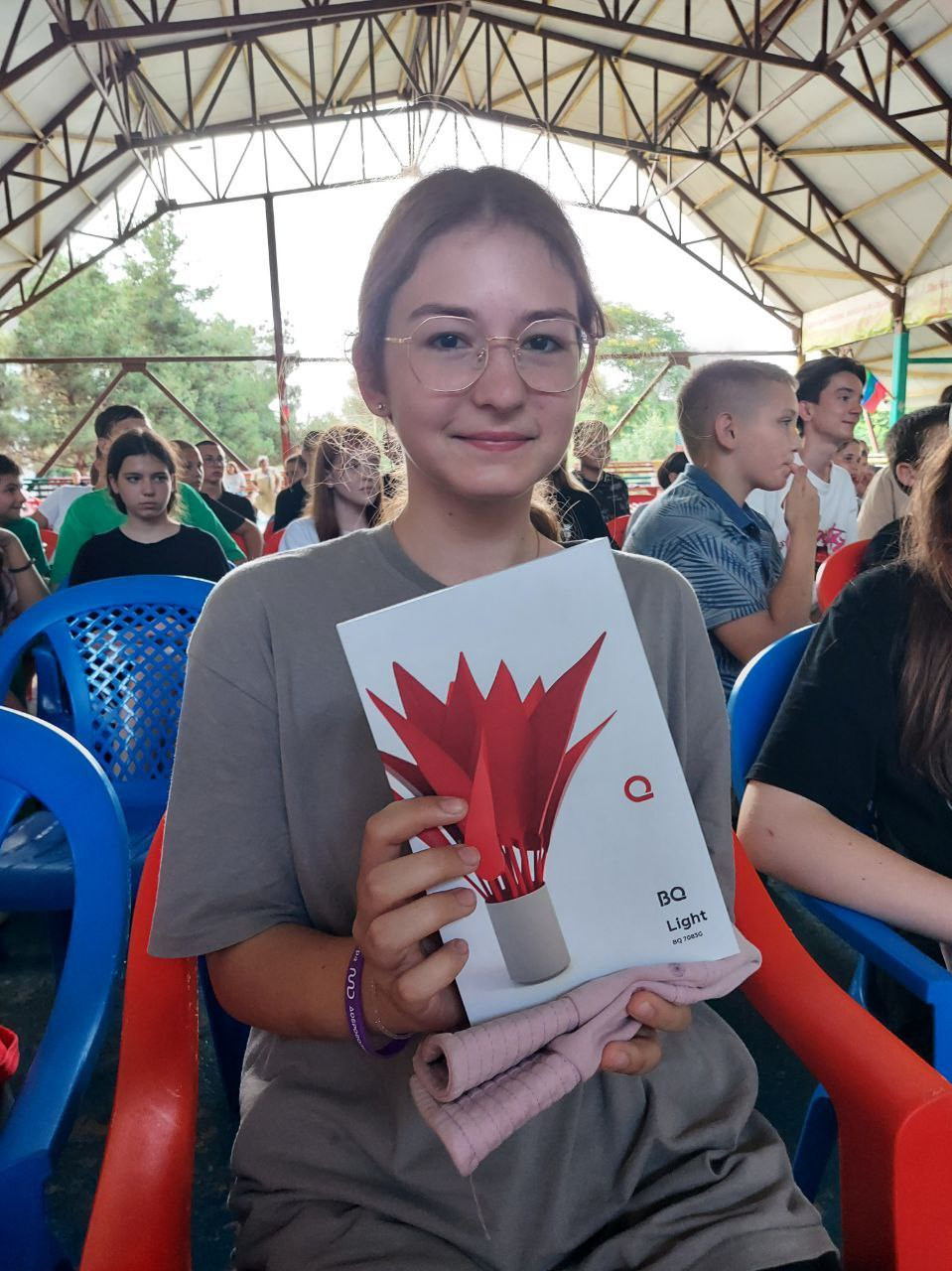 «День цифры» прошел в лагере Солнечный берег. Сейчас там отдыхают дети из Белгородской области, а также из дагестанских семей участников СВО