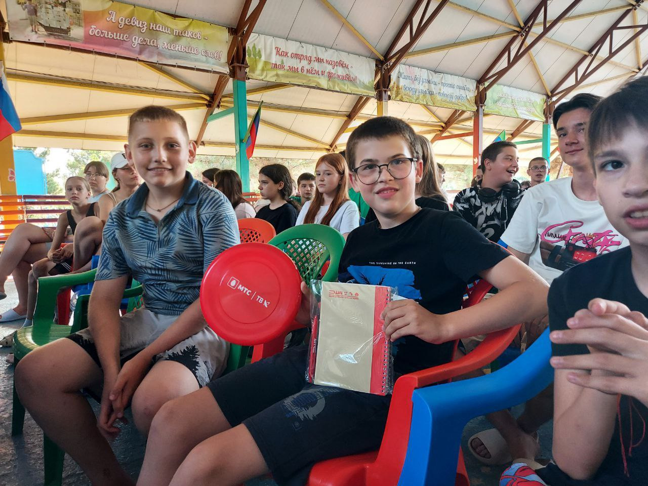 «День цифры» прошел в лагере Солнечный берег. Сейчас там отдыхают дети из Белгородской области, а также из дагестанских семей участников СВО