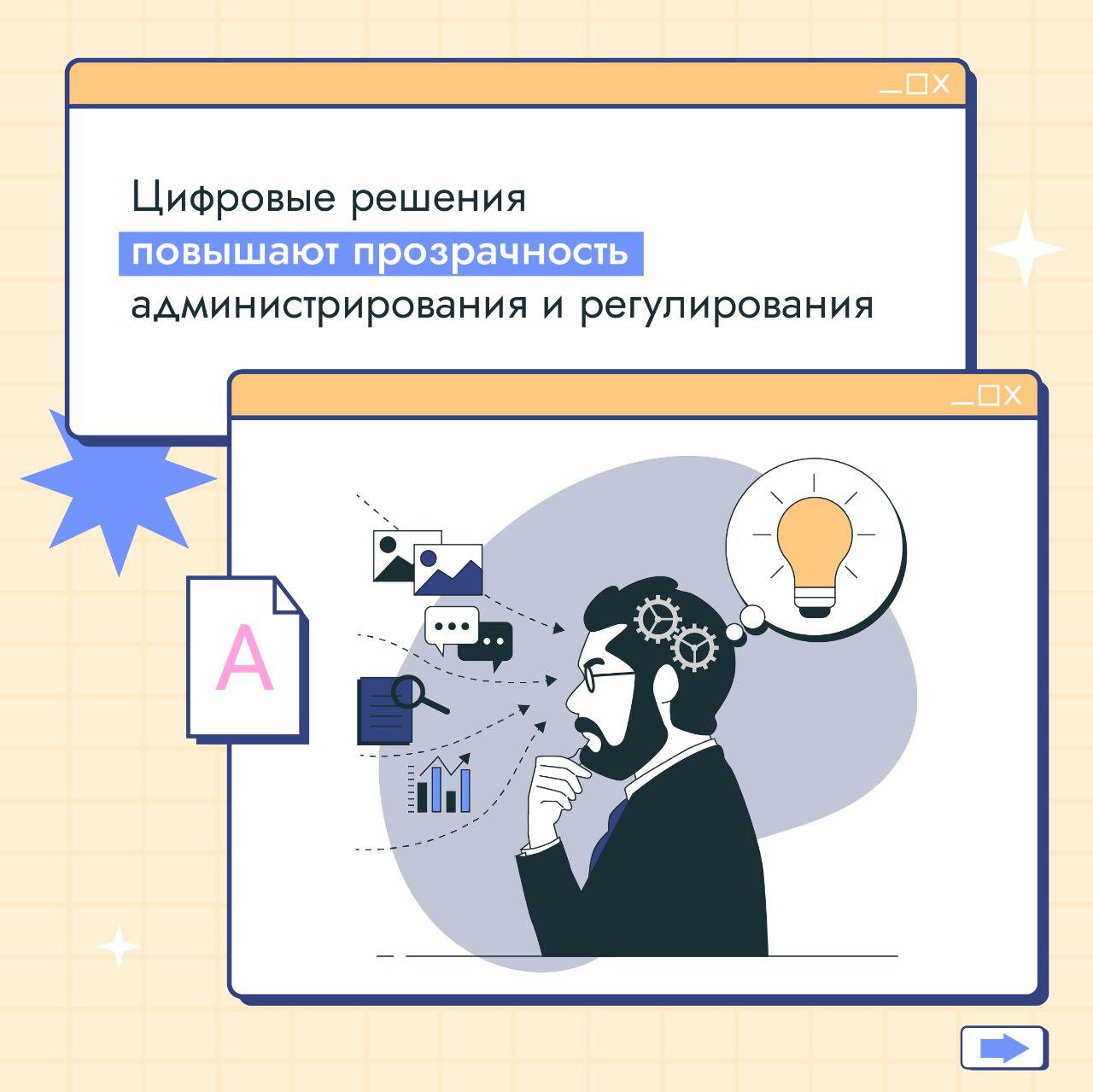 Россия в числе лидеров по уровню внедрения базовых электронных систем