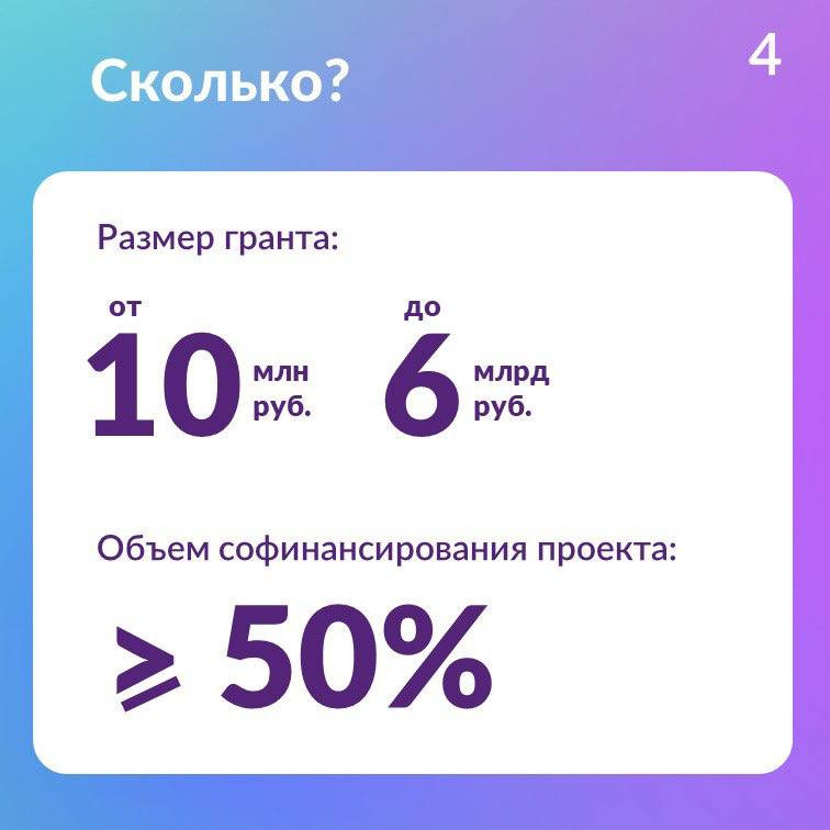 Стартовал отбор получателей грантов на реализацию особо значимых проектов по внедрению российских решений в сфере ИТ