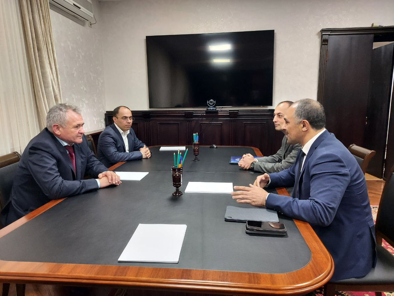 Юрий Гамзатов посетил Левашинский район с рабочей поездкой