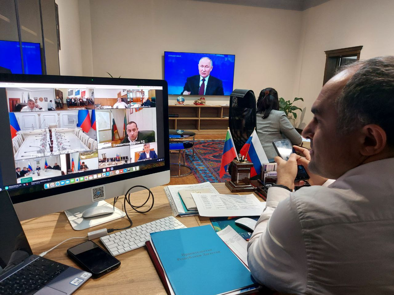 Юрий Гамзатов о прямой линии Президента России